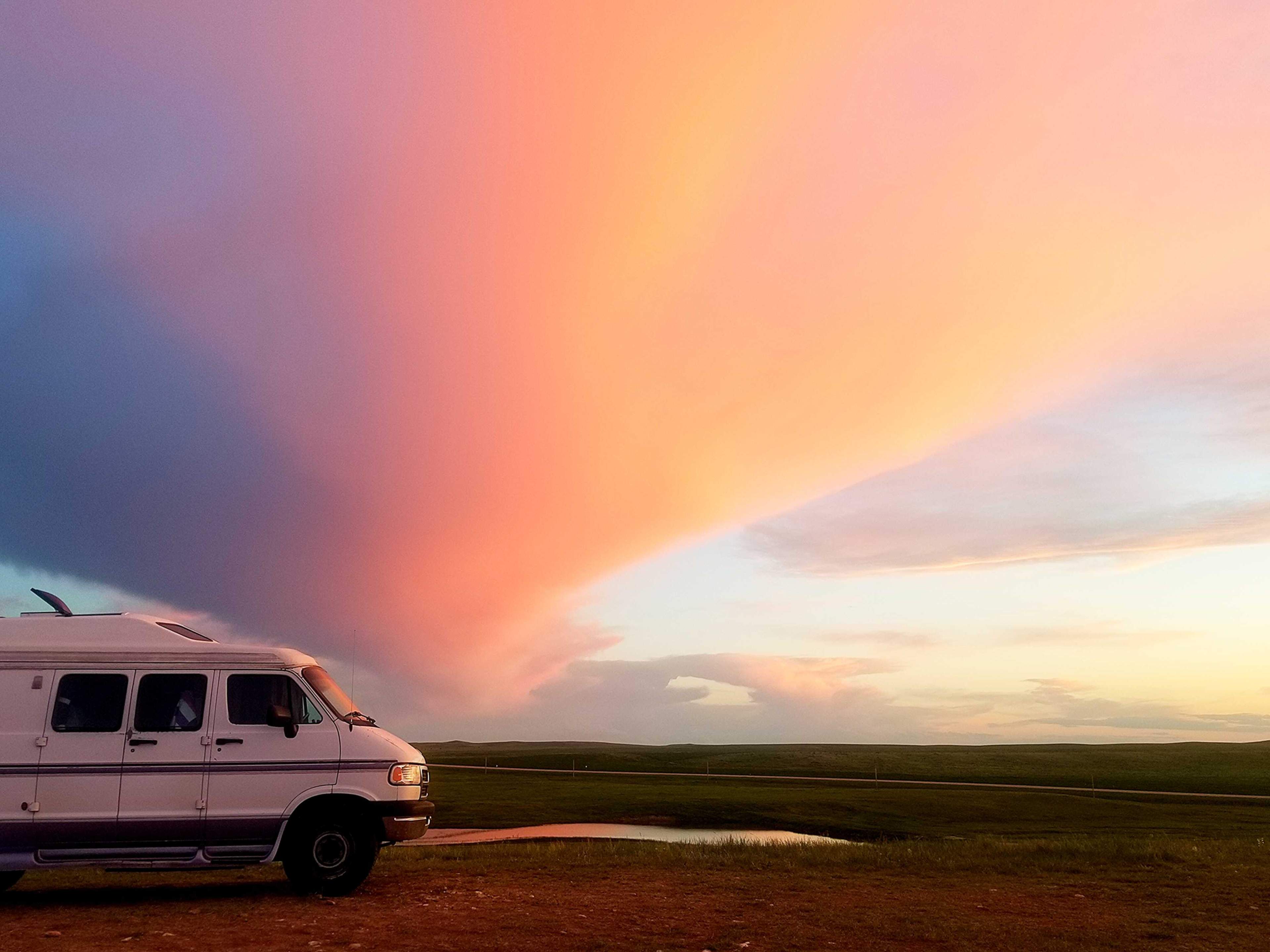 roadtrek in badlands