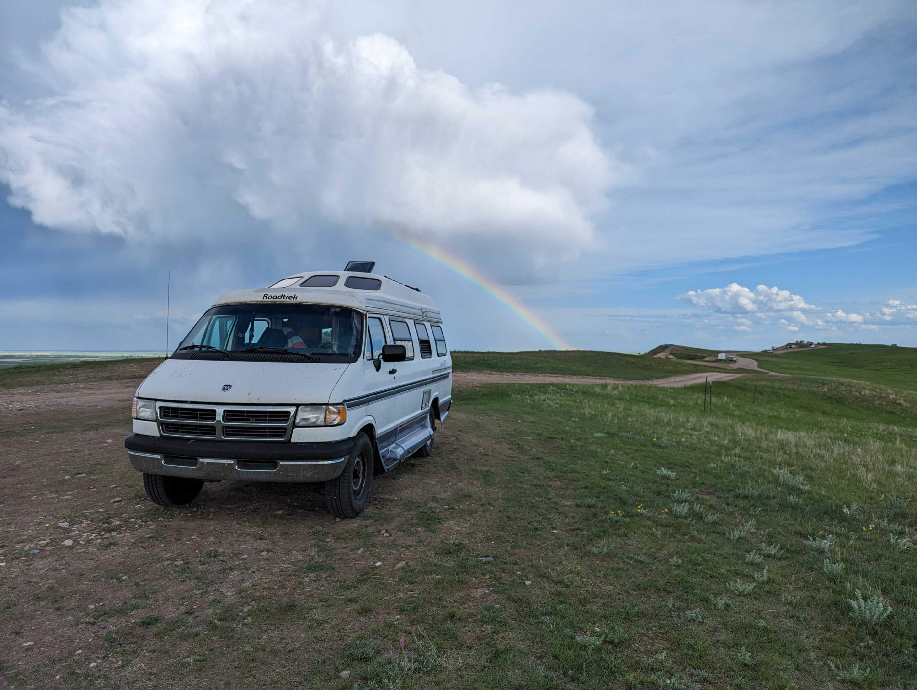 roadtrek in badlands