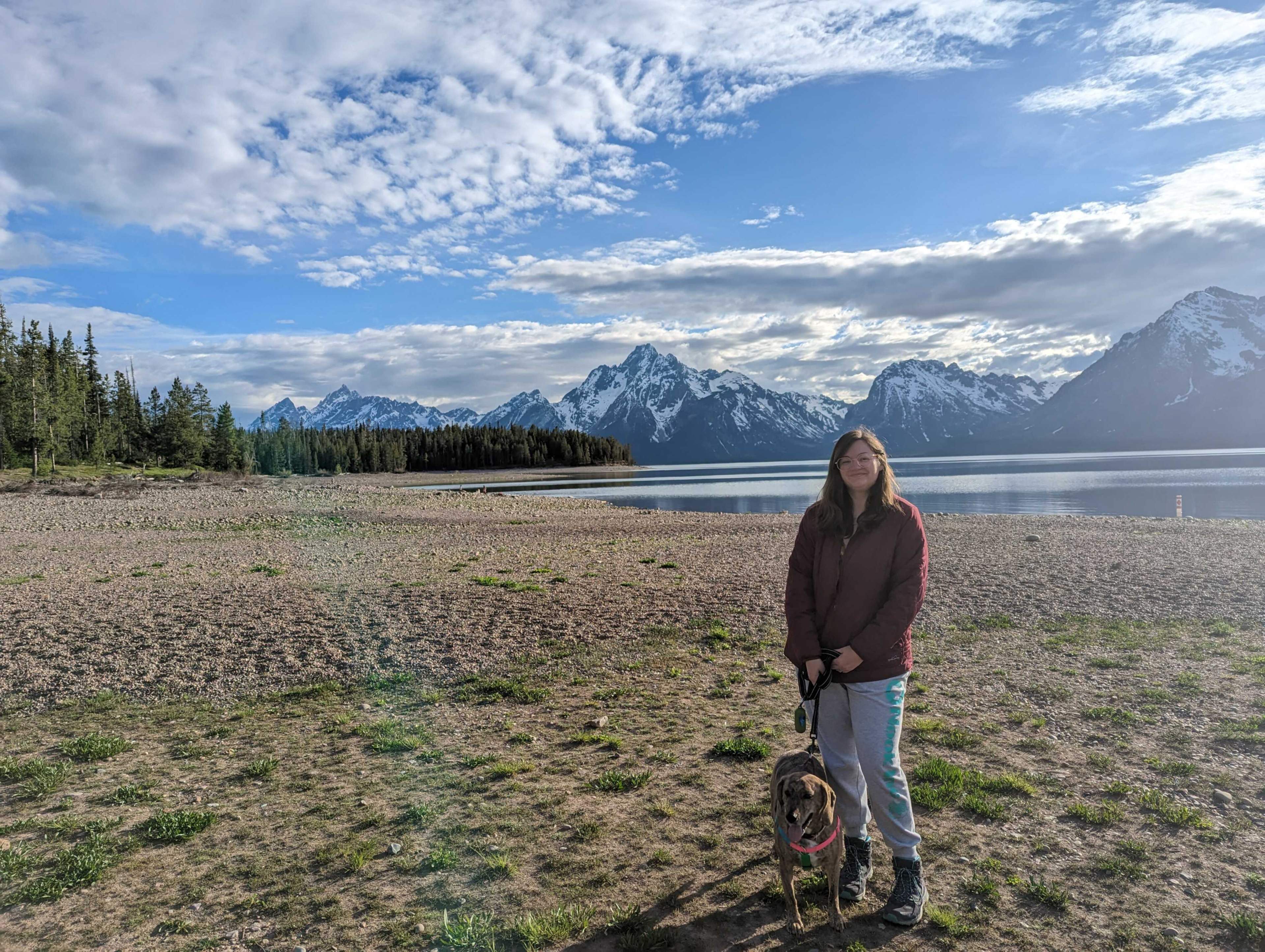 rainey and junie and tetons