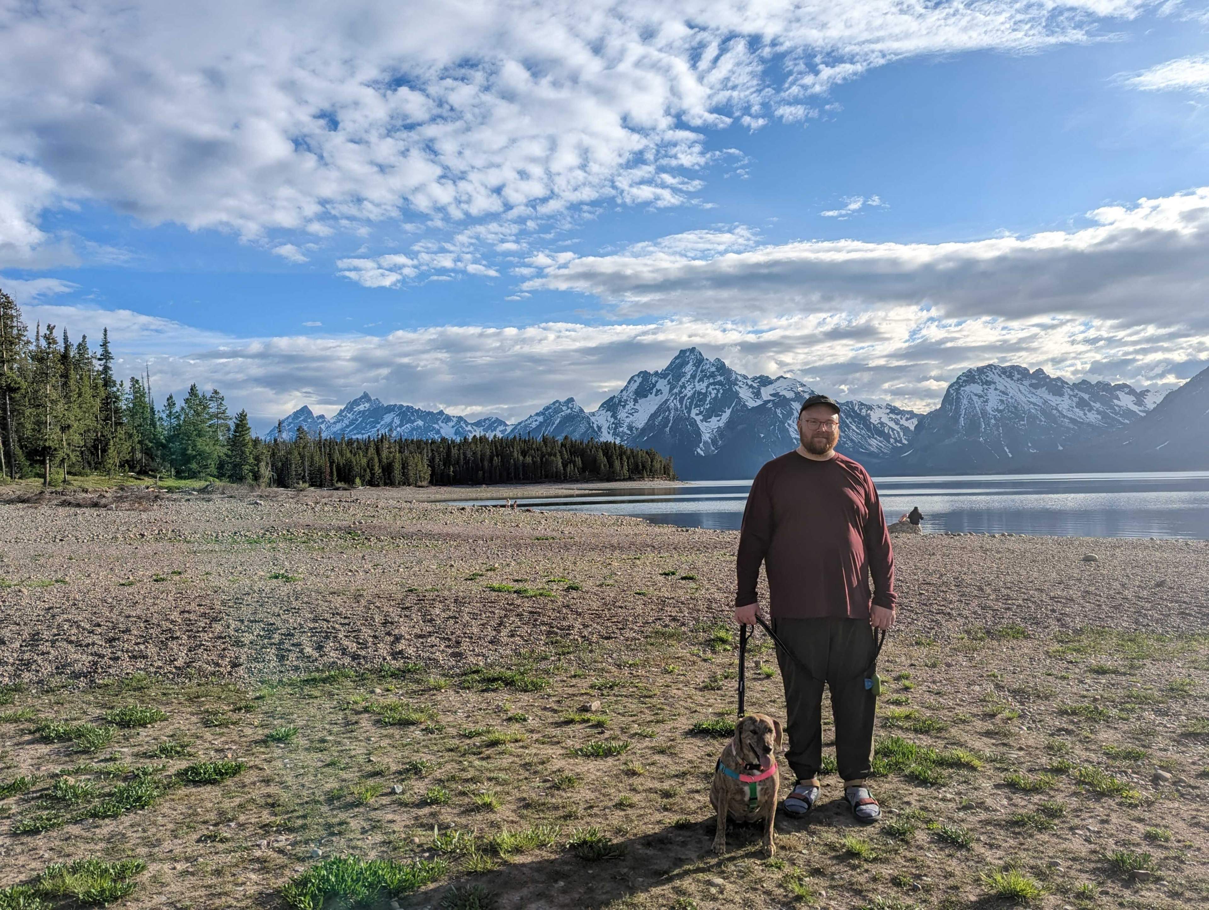 matt and junie and tetons