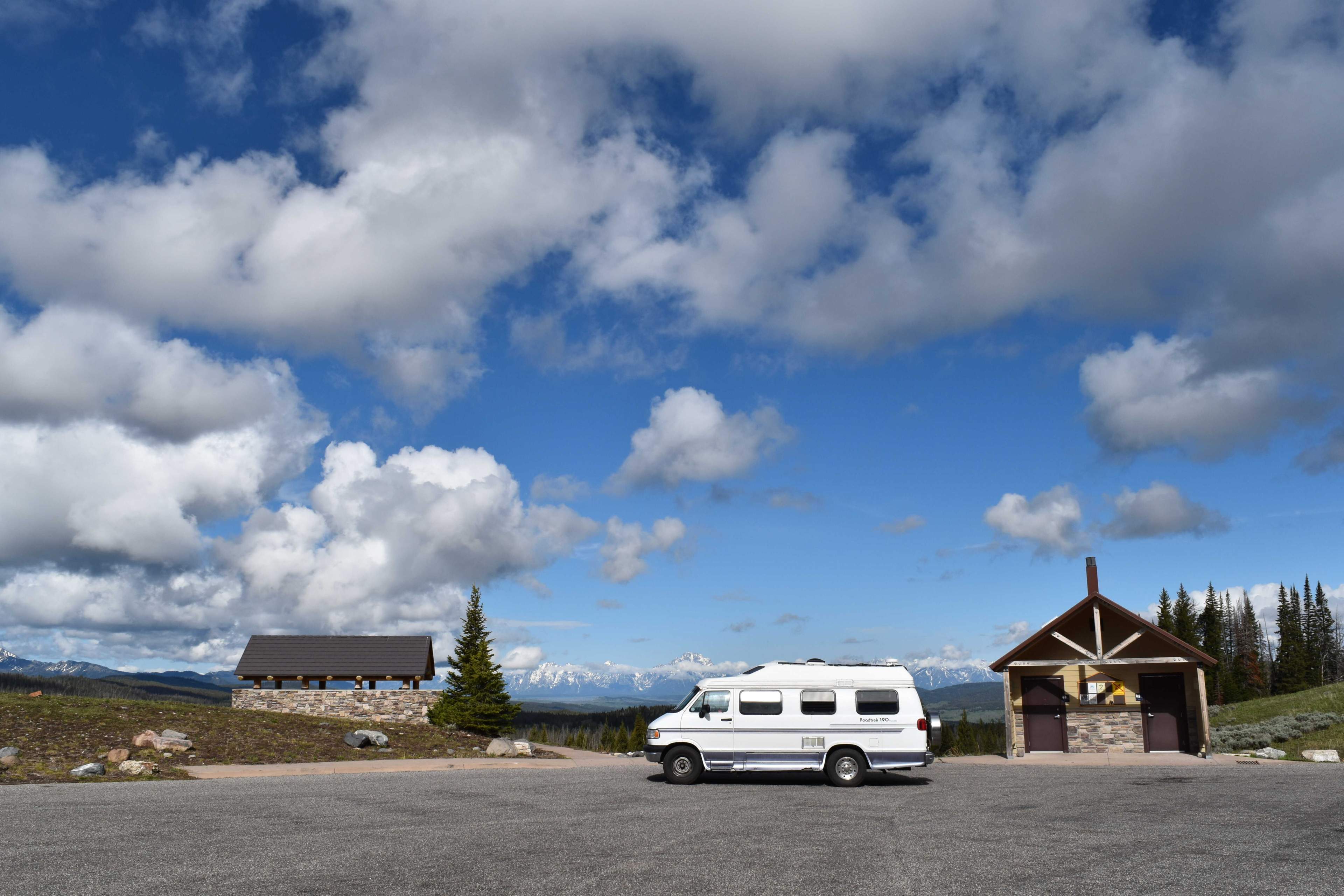 roadtrek and tetons