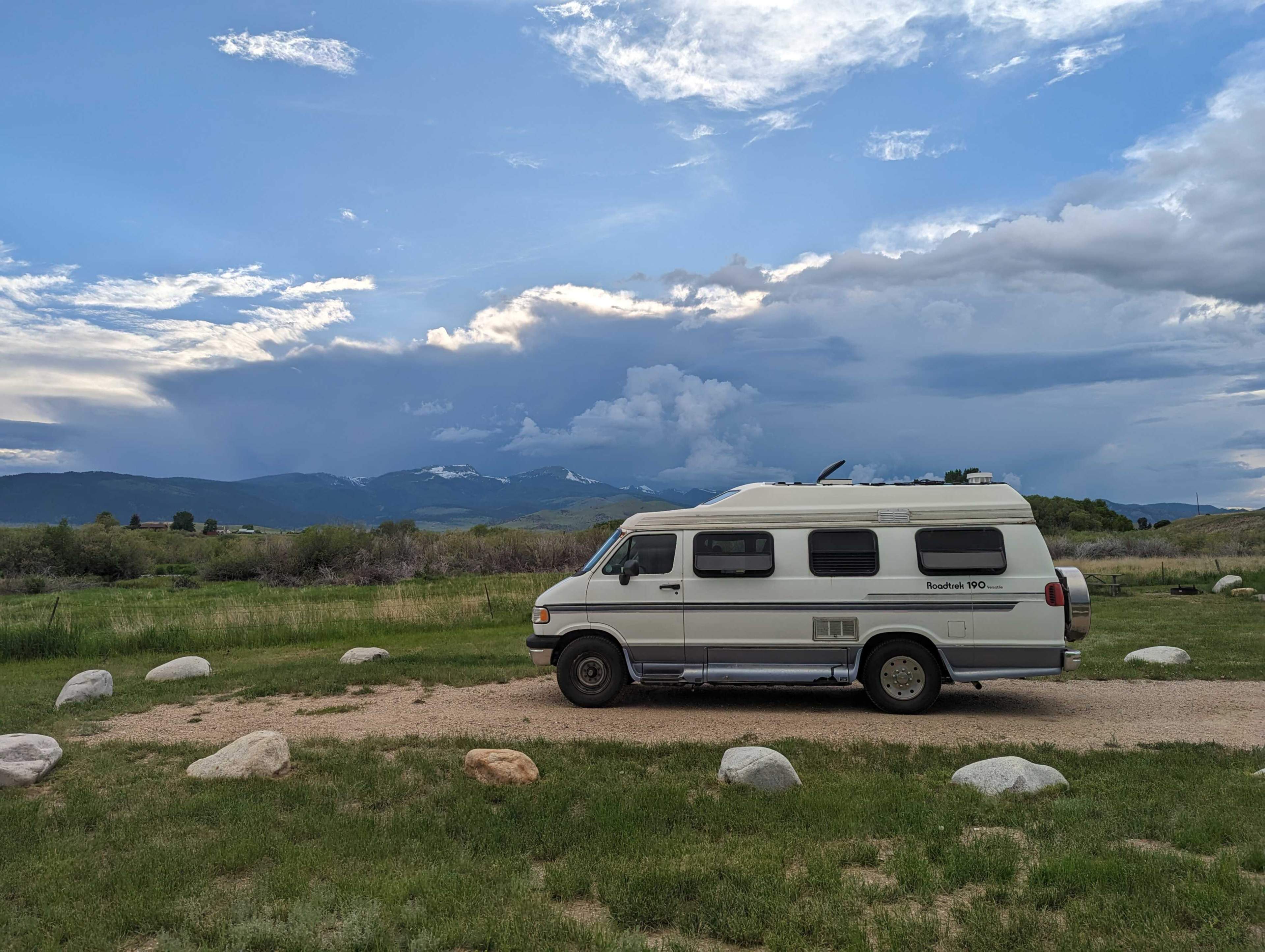 roadtrek and mountains