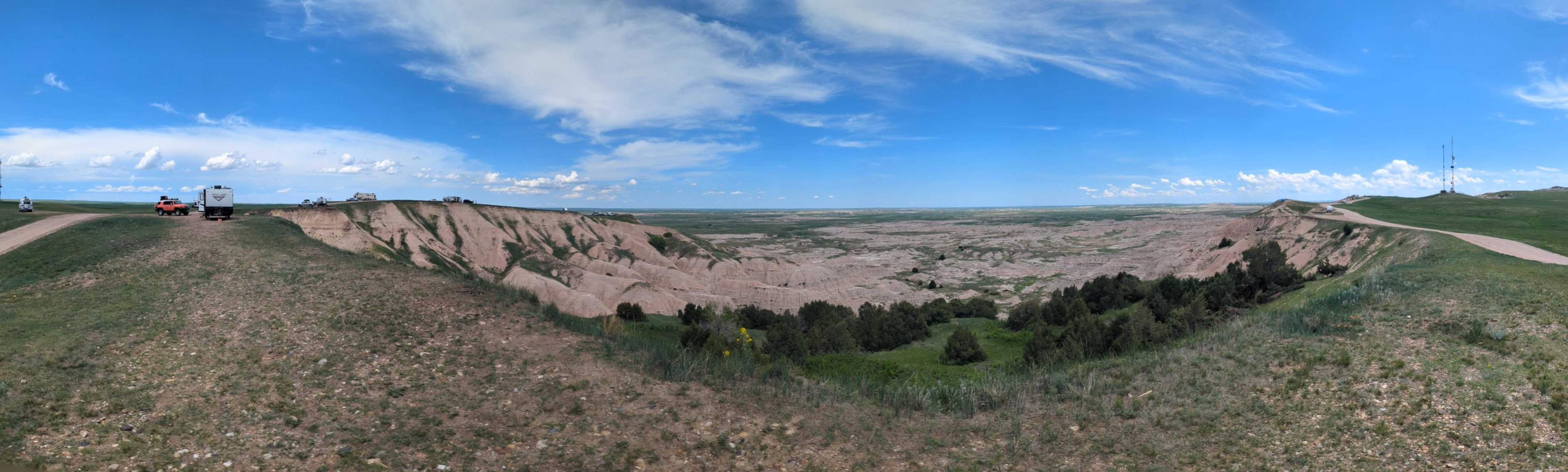 badlands panorama